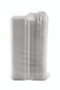 Clearpac Safeseal Tamper-Resistant/Evident Containers, Domed Lid, 32 Oz, Clear, Plastic, 100/Bag, 2 Bags/Carton