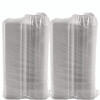 Clearpac Safeseal Tamper-Resistant/Evident Containers, Domed Lid, 32 Oz, Clear, Plastic, 100/Bag, 2 Bags/Carton