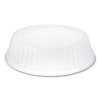 Dome Covers For Dinnerware, For 9" Foam Plates, Clear, Plastic, 125/Bag, 4 Bags/Carton