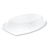 Dome Covers For Dinnerware, Clear, Plastic, 125/Bag, 4 Bags/Carton