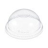 Plastic Dome Lid, Fits 9 Oz To 10 Oz Cold Cups, Clear, 1,000/Carton