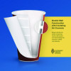 Thermoguard Insulated Paper Hot Cups, 24 Oz, Steam Print Design, 600/Carton