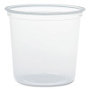 Microgourmet Plastic Deli Container, 24 Oz, 4.7" Diameter x 4.18" h, Translucent, 500/Carton