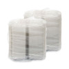 Staylock Clear Hinged Lid Containers, 6.8 x 9.4 x 2.1, Clear, Plastic, 125/Pack, 2 Packs/Carton