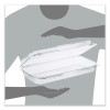Staylock Clear Hinged Lid Containers, 8 x 13.38 x 2.6, Clear, Plastic, 200/Carton