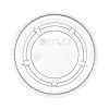 Portion/Souffle Cup Lids, Fits 1.5 Oz To 2.5 Oz Portion Containers, Plastic, Clear, 125/Sleeve, 20 Sleeves/Carton