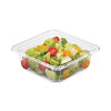 Tamperguard Snack Boxes, 24 Oz, 6.3 x 6.3 x 2.1, Clear, Plastic, 300/Carton