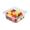 Tamperguard Snack Boxes, 32 Oz, 6.3 x 6.3 x 2.6, Clear, Plastic, 300/Carton