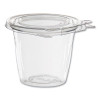 Safeseal Tamper-Resistant, Tamper Evident Bowls, Flat Lid, 12 Oz, 4.36 x 8.84 x 3.51, Clear, Plastic, 256/Carton