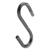 S Hooks, Metal, Silver, 50/Pack