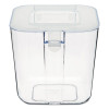 Stackable Caddy Organizer, Small, Plastic, 4.33 x 4 x 4.38, White