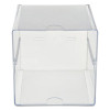 Stackable Cube Organizer, 1 Compartment, 6 x 6 x 6, Plastic, Clear