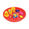 Little Artist's Antimicrobial Craft Tray, 13" Dia., Red