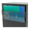 Magnetic Docupocket Wall File, Legal/Letter Size, 15" x 3" x 6.38", Smoke