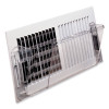 Adjustable Sidewall Register Air Deflector, 10 x 3 x 5.5, Clear