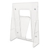 Stand-Tall Wall-Mount Literature Rack, Magazine, 9.13w X 3.25d X 11.88h, Clear