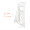 Stand-Tall Wall-Mount Literature Rack, Magazine, 9.13w X 3.25d X 11.88h, Clear