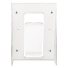 Stand-Tall Wall-Mount Literature Rack, Magazine, 9.13w X 3.25d X 11.88h, Clear