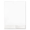 Superior Image Slanted Sign Holder With Business Card Holder, 8.5w x 4.5d x 11h, Clear