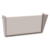 Unbreakable Docupocket Wall File, Letter Size, 14.5" x 3" x 6.5", Smoke
