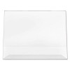 Classic Image Slanted Sign Holder, Landscaped, 11 x 8.5 Insert, Clear