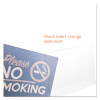 Classic Image Slanted Sign Holder, Landscaped, 11 x 8.5 Insert, Clear