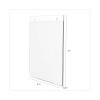 Classic Image Wall-Mount Sign Holder, Portrait, 8.5 x 11, Clear