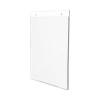 Classic Image Wall-Mount Sign Holder, Portrait, 8.5 x 11, Clear