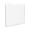 Classic Image Wall-Mount Sign Holder, Landscape, 11 x 8.5, Clear