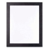 Self Adhesive Sign Holders, 11 x 17 Insert, Clear With Black Border, 2/Pack