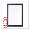 Self Adhesive Sign Holders, 11 x 17 Insert, Clear With Black Border, 2/Pack