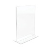 Classic Image Double-Sided Sign Holder, 8.5 x 11 Insert, Clear