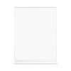 Classic Image Double-Sided Sign Holder, 8.5 x 11 Insert, Clear