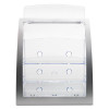 3-Tier Literature Holder, Leaflet Size, 11.25w X 6.94d X 13.31h, Silver