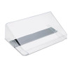 Magnetic Docupocket Wall File, Letter Size, 13" x 4" x 7", Clear