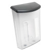 Outdoor Literature Box, 10w X 4.5d X 13.13h, Clear/Black