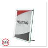 Superior Image Beveled Edge Sign Holder, Letter Insert, Clear/Green-Tinted Edges