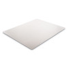 Economat Occasional Use Chair Mat For Flat Pile Carpeted Floors, Rectangular, 45" x 53", Clear, Ships Rolled