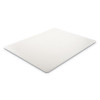 Economat Occasional Use Chair Mat For Flat Pile Carpeted Floors, Rectangular, 46" x 60", Clear, Ships Rolled