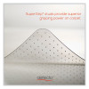 Duramat Moderate Use Chair Mat For Low Pile Carpeted Floors, Rectangular, Beveled Edges, 36" x 48", Clear, Ships Flat