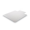 Supermat Frequent Use Chair Mat For Medium Pile Carpeted Floors, Rectangular With Lip, 36" x 48", Clear, Ships Rolled