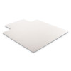 Rollamat Frequent Use Chair Mat For Medium Pile Carpet, Rectangular With Lip, Beveled Edges, 36" x 48", Clear, Ships Flat
