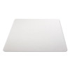 Clear All Day Use Chair Mat For Hard Floors, Rectangular, Straight Edges, 36" x 48", Clear