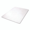 Supergrip Chair Mat For Flat To Low Pile Carpeted And Hard Floors, Rectangular, 48" x 36", Clear, Ships Rolled