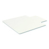 Oceanmat Hard Floor Chair Mat For Hard Floors, Rectangular With Lip, Straight Edges, 45" x 53", Clear
