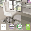 Premium Glass Chair Mat For Flat To Plush Pile Carpeted And Hard Floors, Rectangular, Polished Edges, 36" x 46", Clear