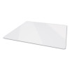 Premium Glass Chair Mat For Flat To Plush Pile Carpeted And Hard Floors, Rectangular, Polished Edges, 36" x 46", Clear