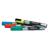 Wet Erase Markers, Medium Chisel Tip, Assorted Colors, 4/Pack