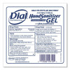 Antibacterial Gel Hand Sanitizer Refill For Dial 1700 Dispenser, 1.2 L Refill, Fragrance-Free, 3/Carton