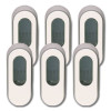 Versa Dispenser For Cartridge Refills, 15 Oz, 3.75 x 3.38 x 8.75, Light Gray/White, 6/Carton
